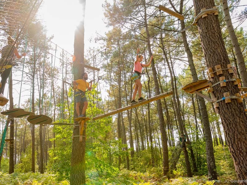 Le Baud'rillé Parc Aventure - Parcours dans les arbres