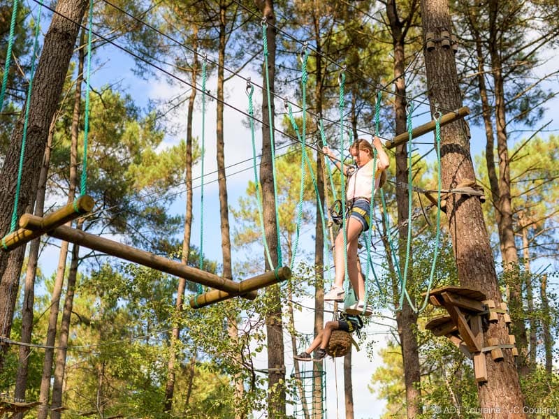 Le Baud'rillé Parc Aventure - Parcours dans les arbres