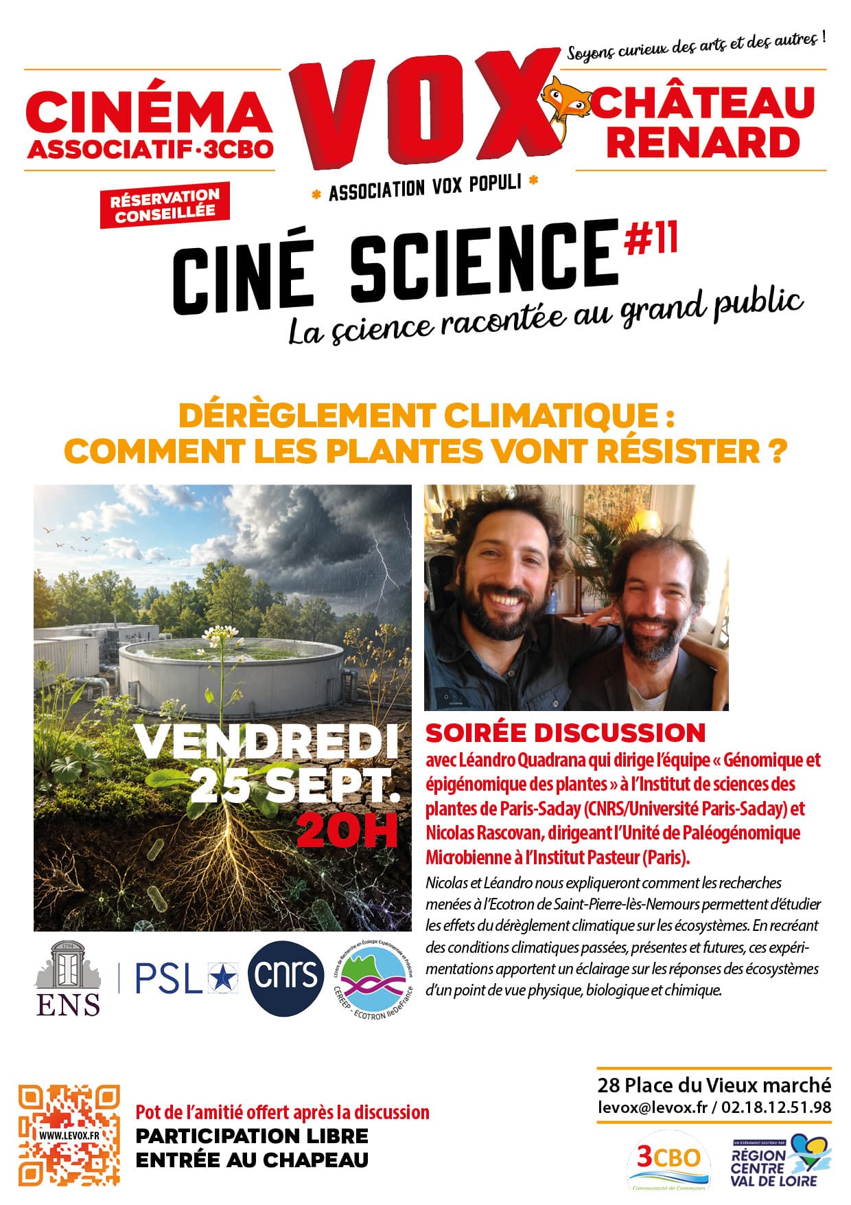 Ciné science - Soirée discussion