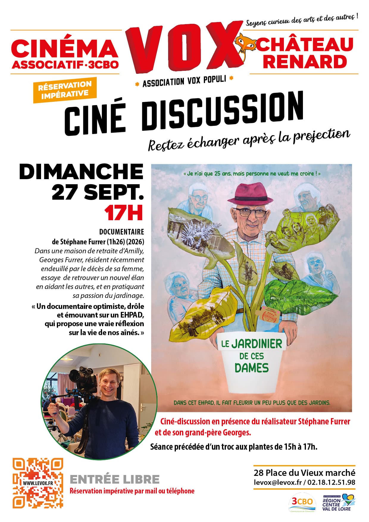 Ciné discussion Le Jardinier de ces dames