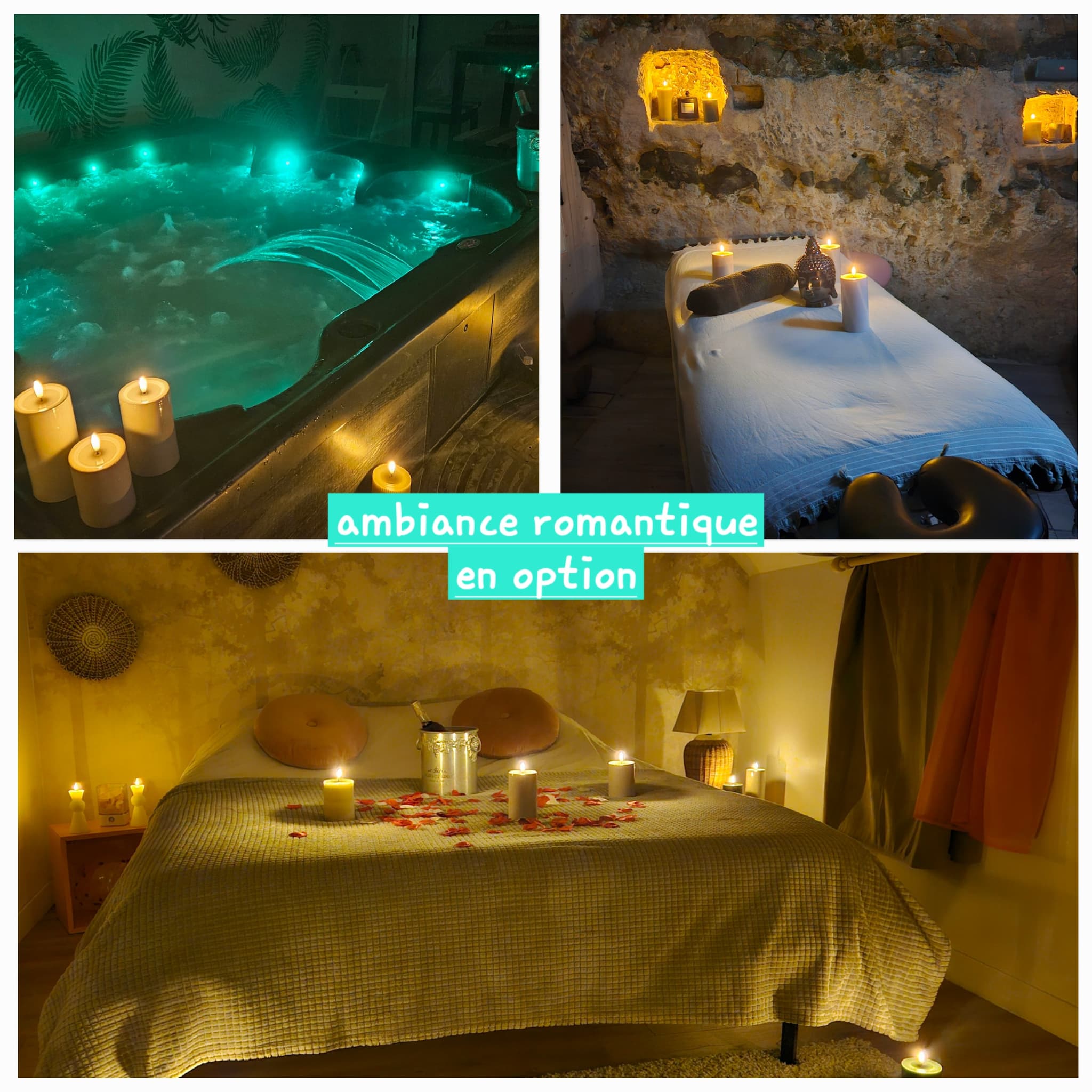 ambiance romantique en option