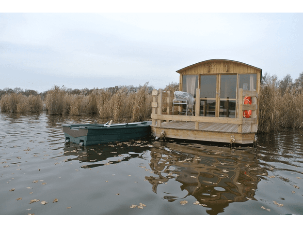 Cabane du pêcheur Etang Duris