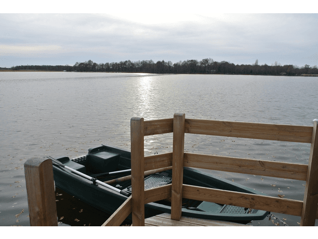 Cabane du pêcheur Etang Duris