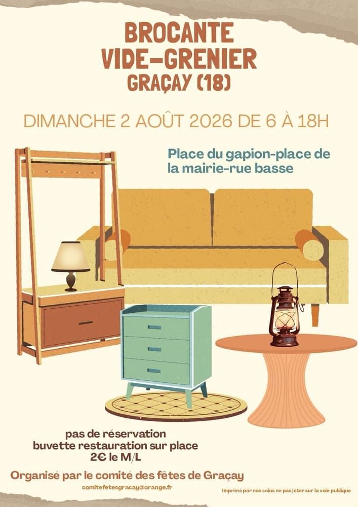 brocante aout gracay