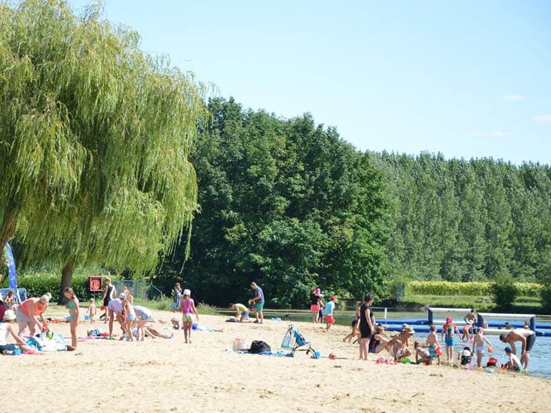 Plage et baignade du Capitaine - Plan d'eau de Bourgueil