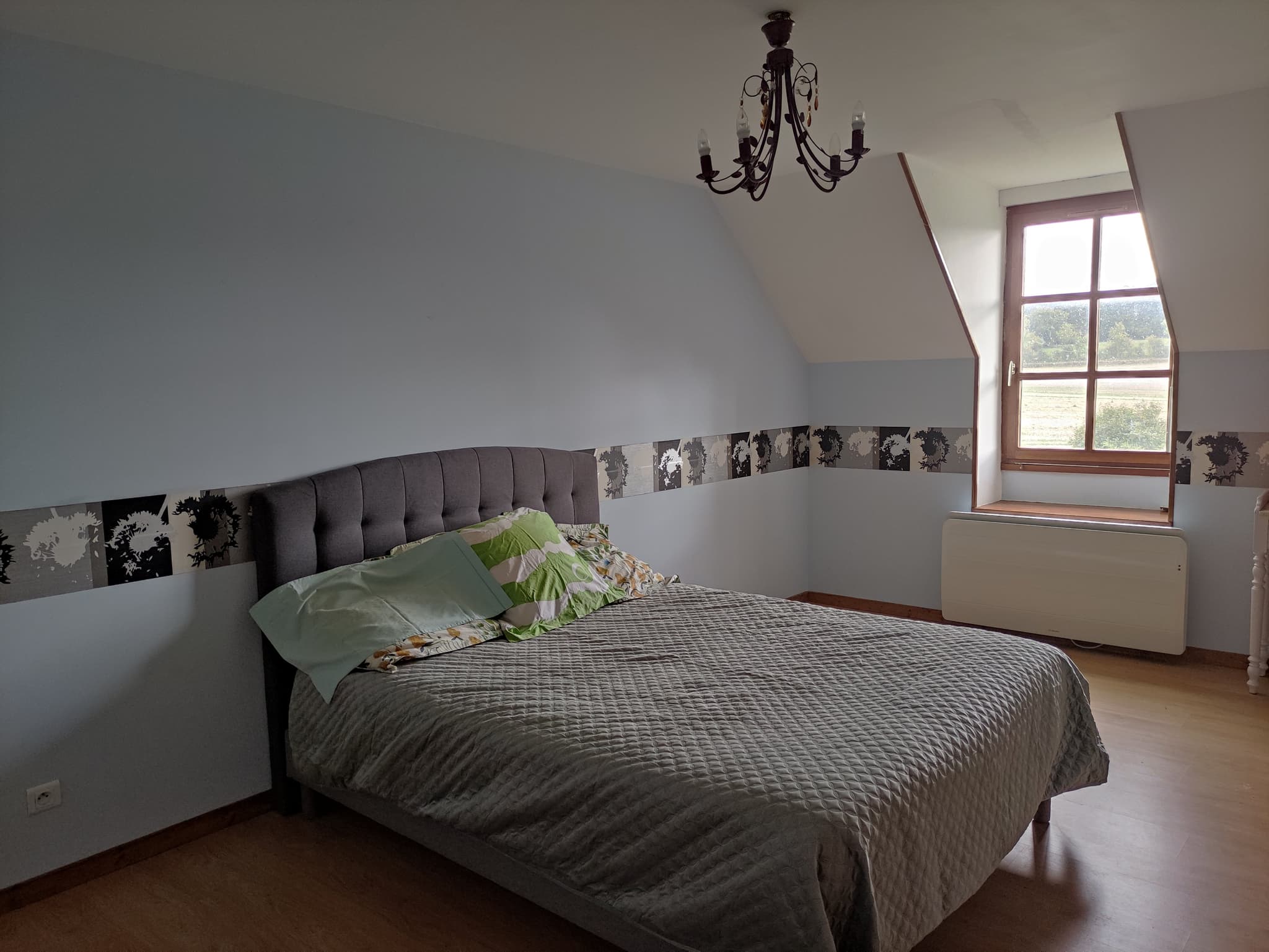 chambre bleue