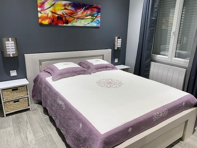 solognetourisme-romorantin-gite-maisondesbiquettes-chambre confortable