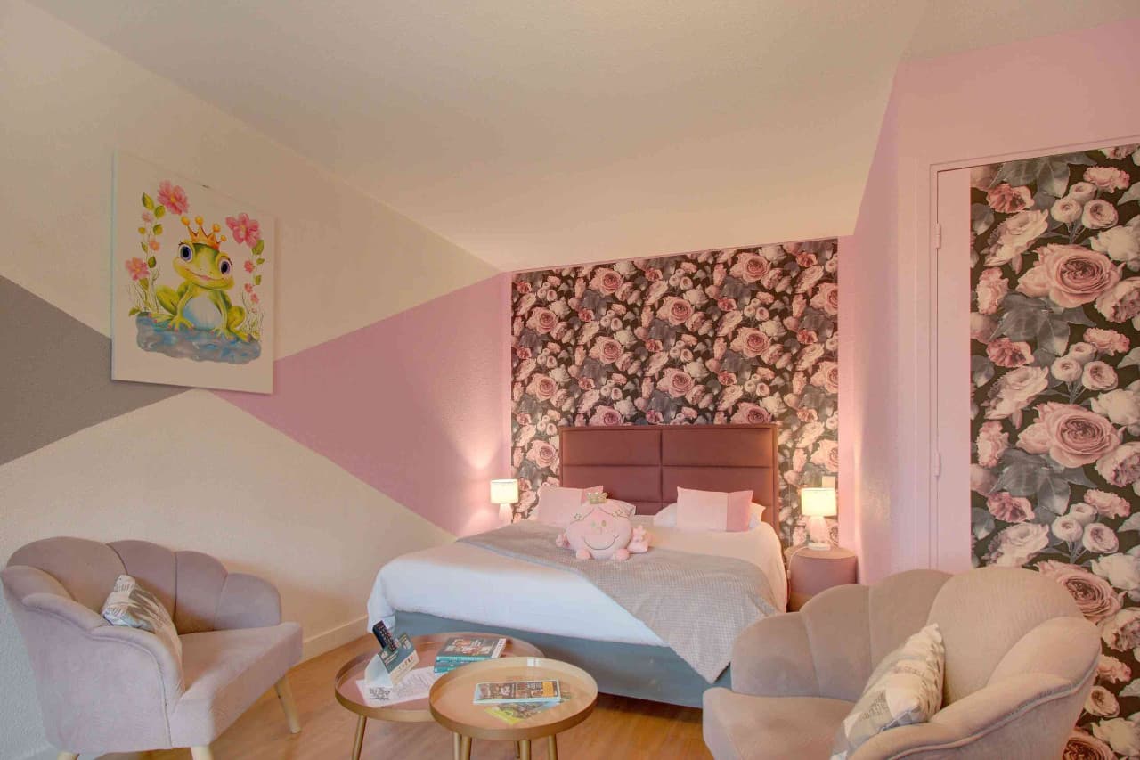 chambre girly double confort
