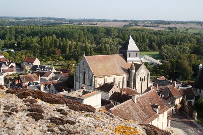 la Cyclo Bohème, vue de la Tour César, Châtillon-sur-Indre