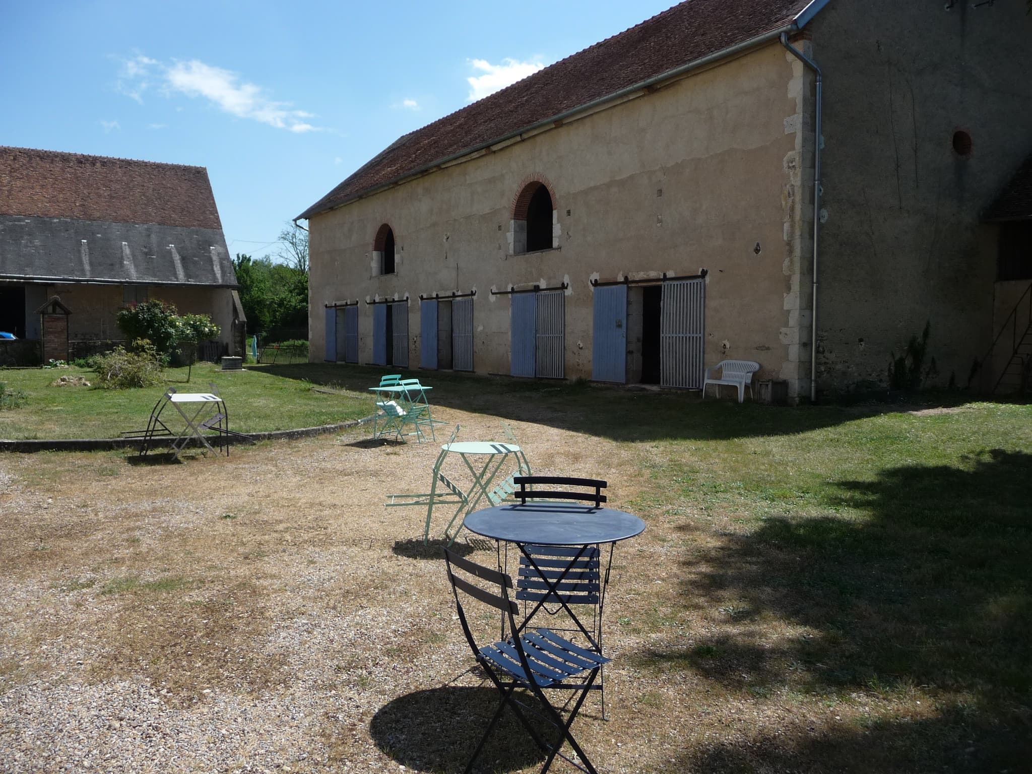 Briare - Gite l'Orée du bois -La cour
