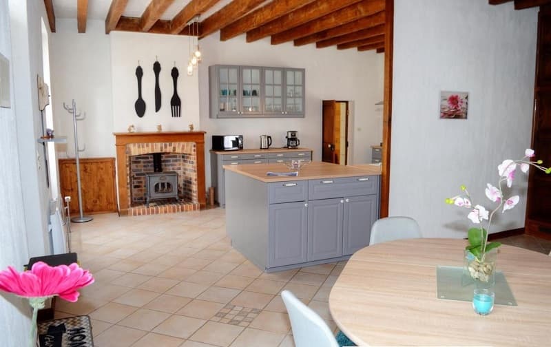 cuisine dans gite proche chenonceau