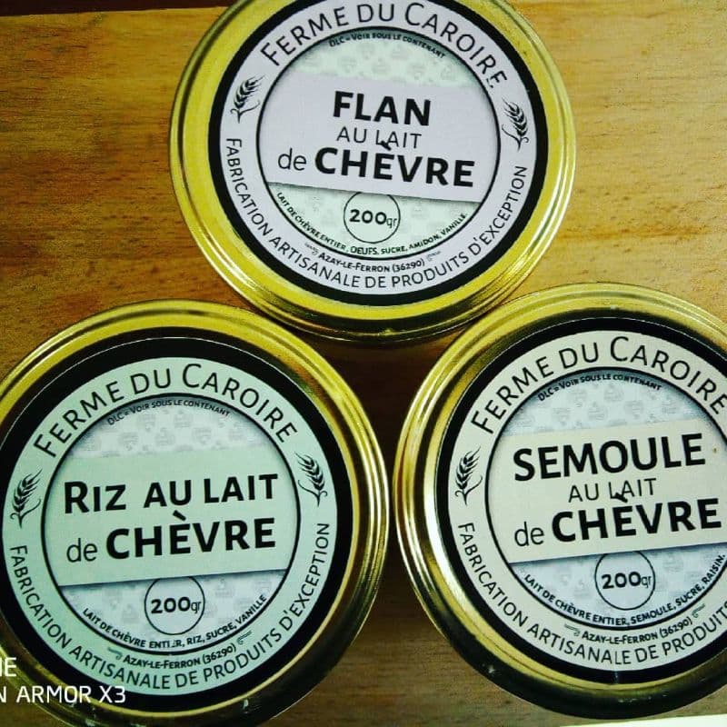 Dessert au lait de chèvre