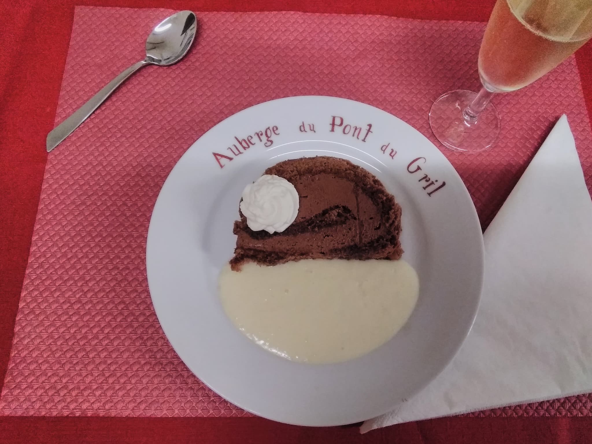 dessert assiette nom auberge