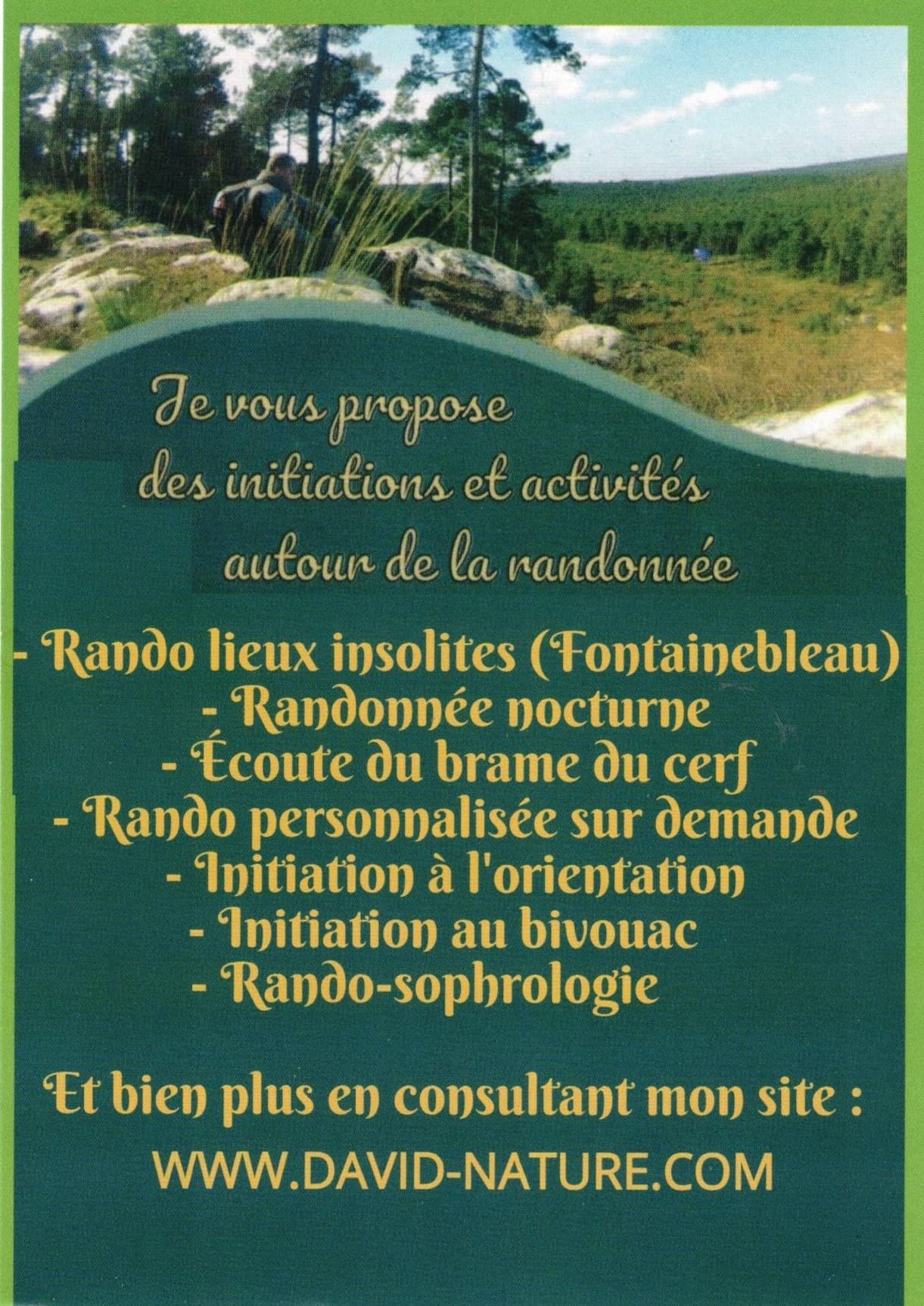 flyer DAVID-NATURE verso