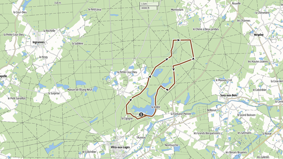 Circuit 2h - Étang de la Vallée au Belvédère