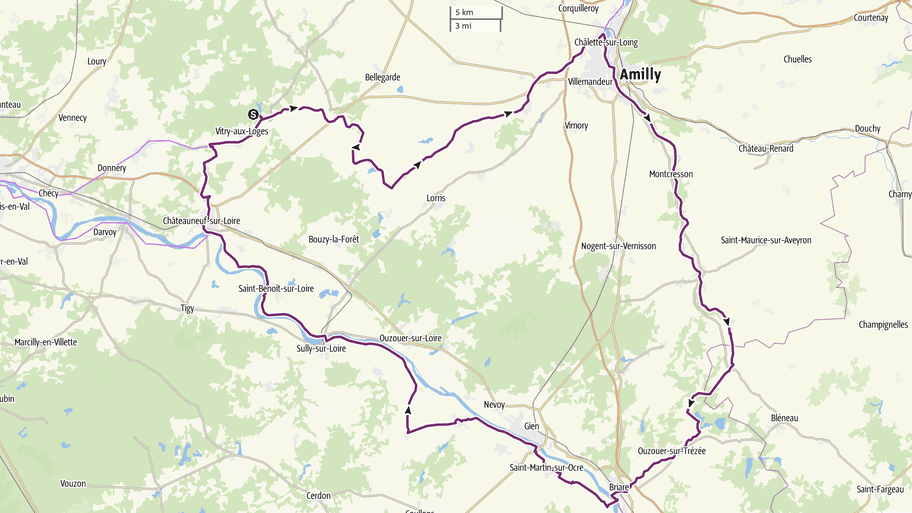 Circuit 2J - Loiret au Fil de l'Eau -Partie Est