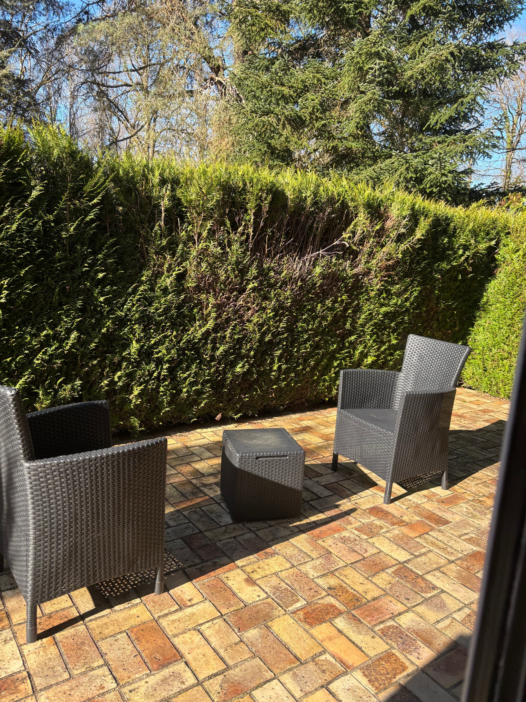 Terrasse - Chambre Sensualité - Les Genebruyères