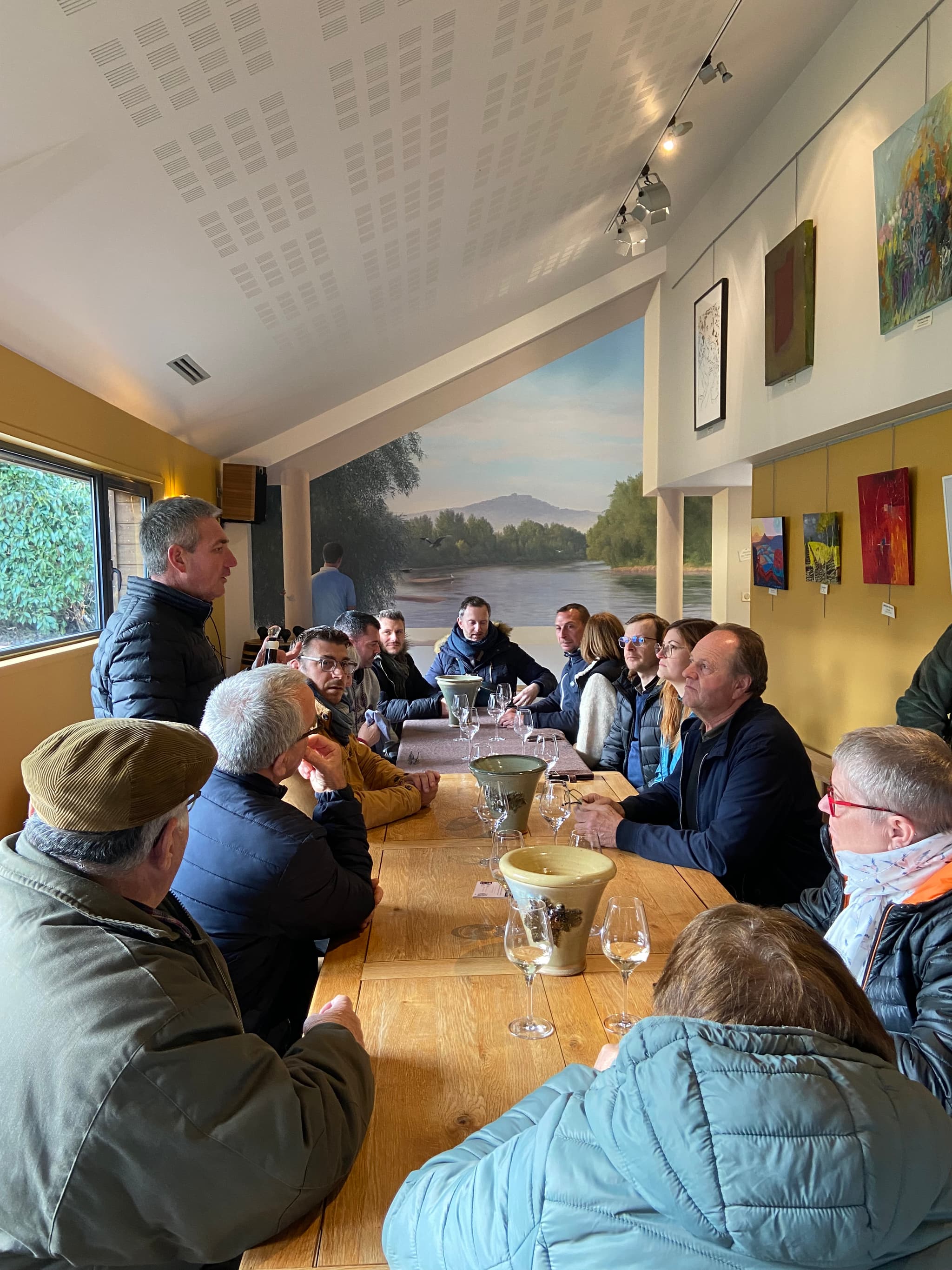 Dégustation au Cellier de la Pauline