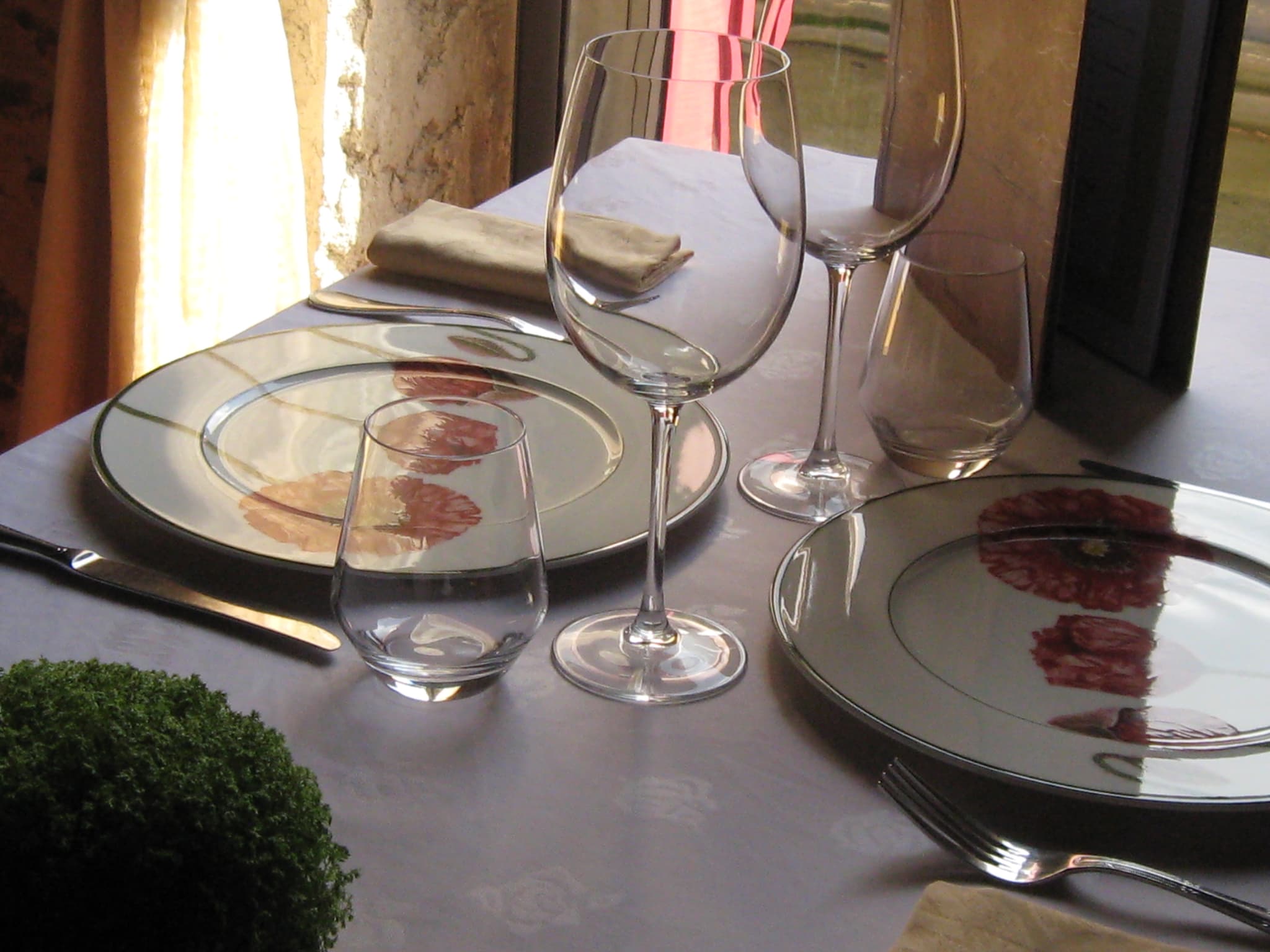 Table dréssée