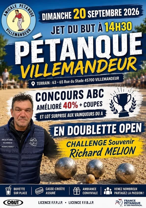 pétanque villemandeur