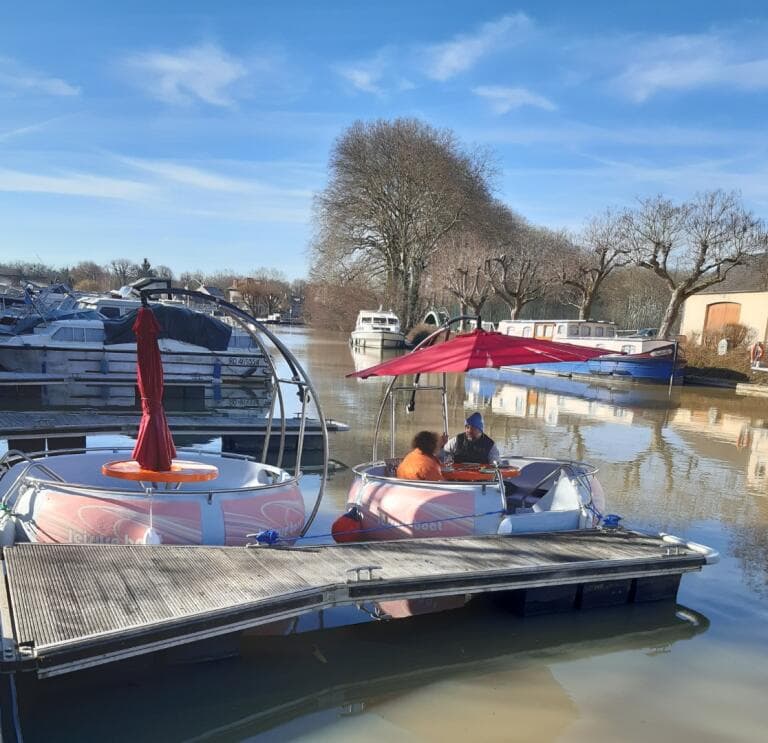 Briare - bateau donut - photo donut