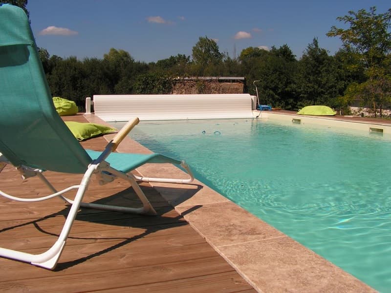 Piscine - Séjour au château de Gizeux