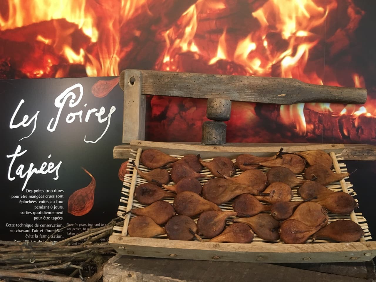Les poires tapées de Rivarennes