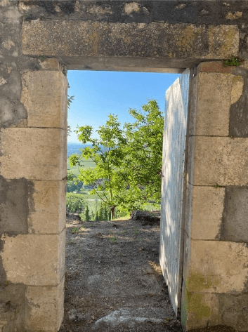 porte jardin vigne
