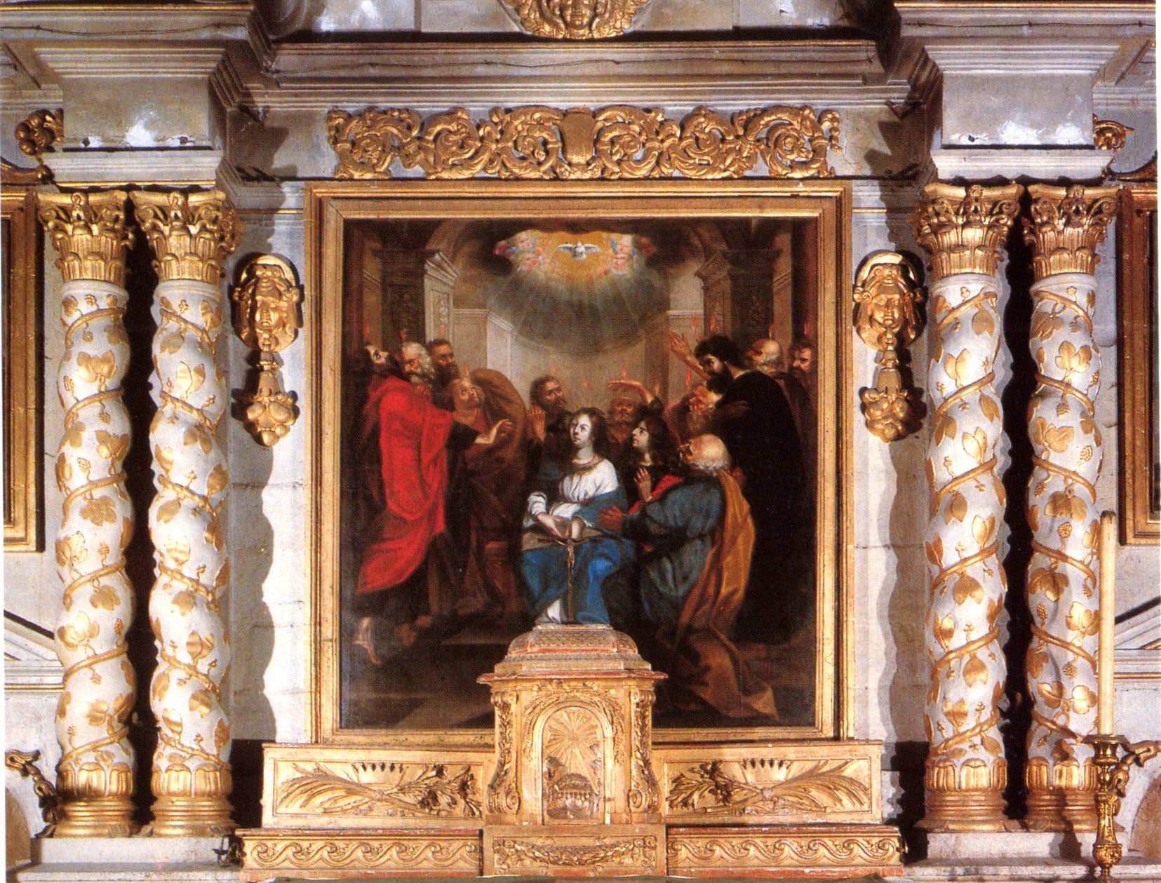 retable la Pentecôte