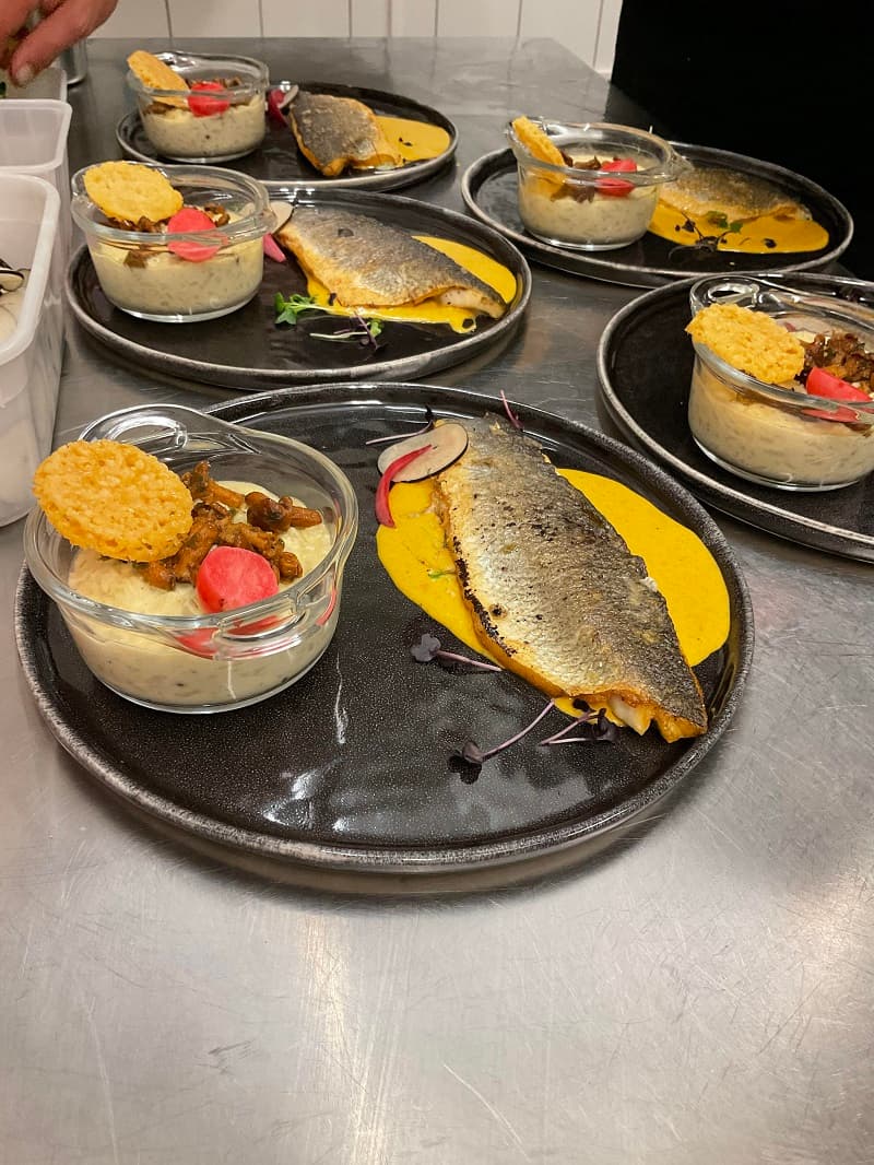 Assiettes dressées
