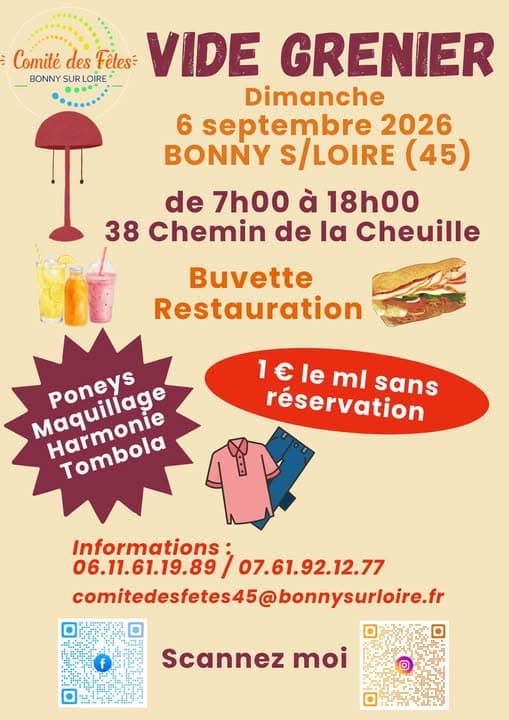 vide grenier Bonny