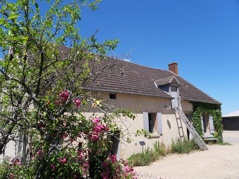 vue de la maison d'habitation