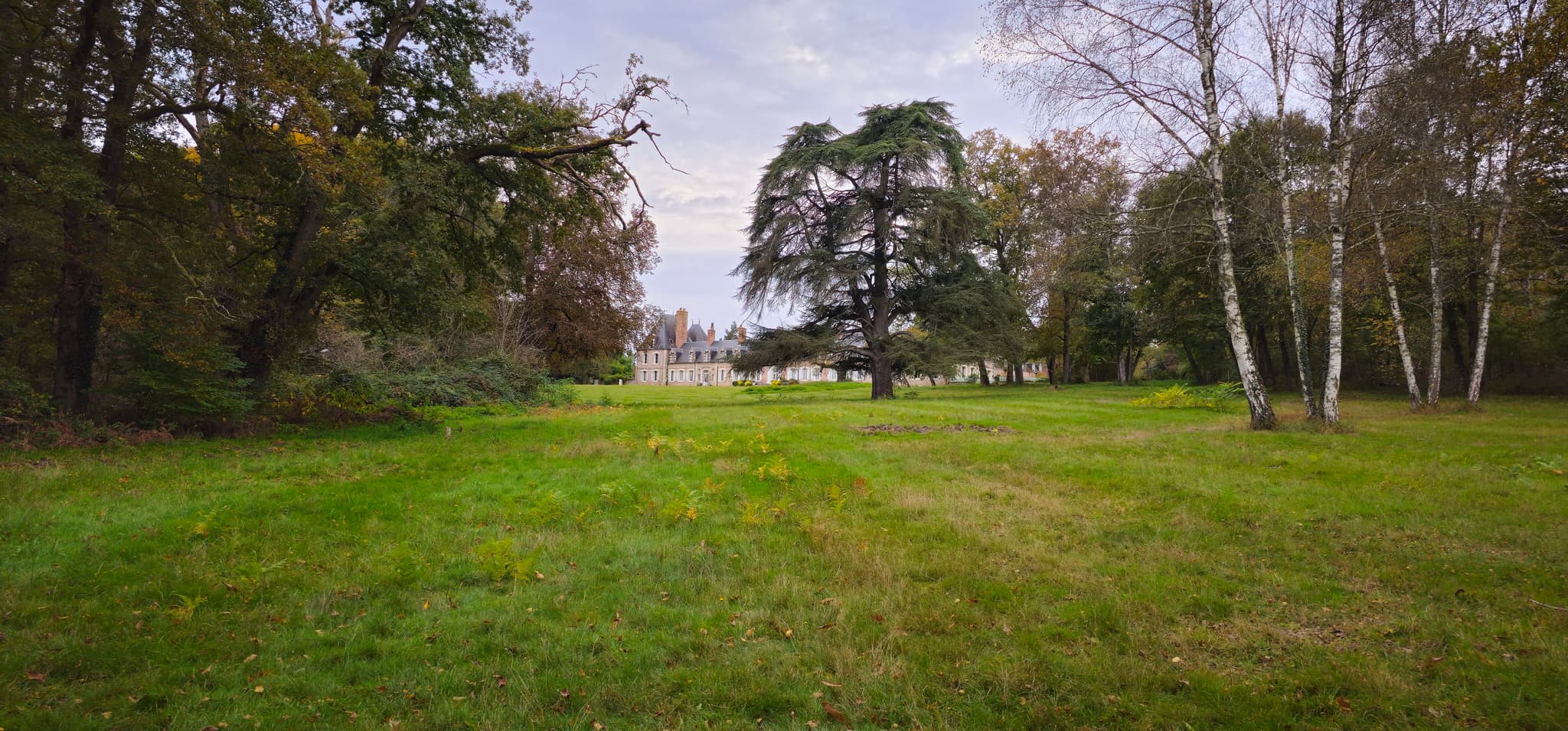vue du château de l'étang