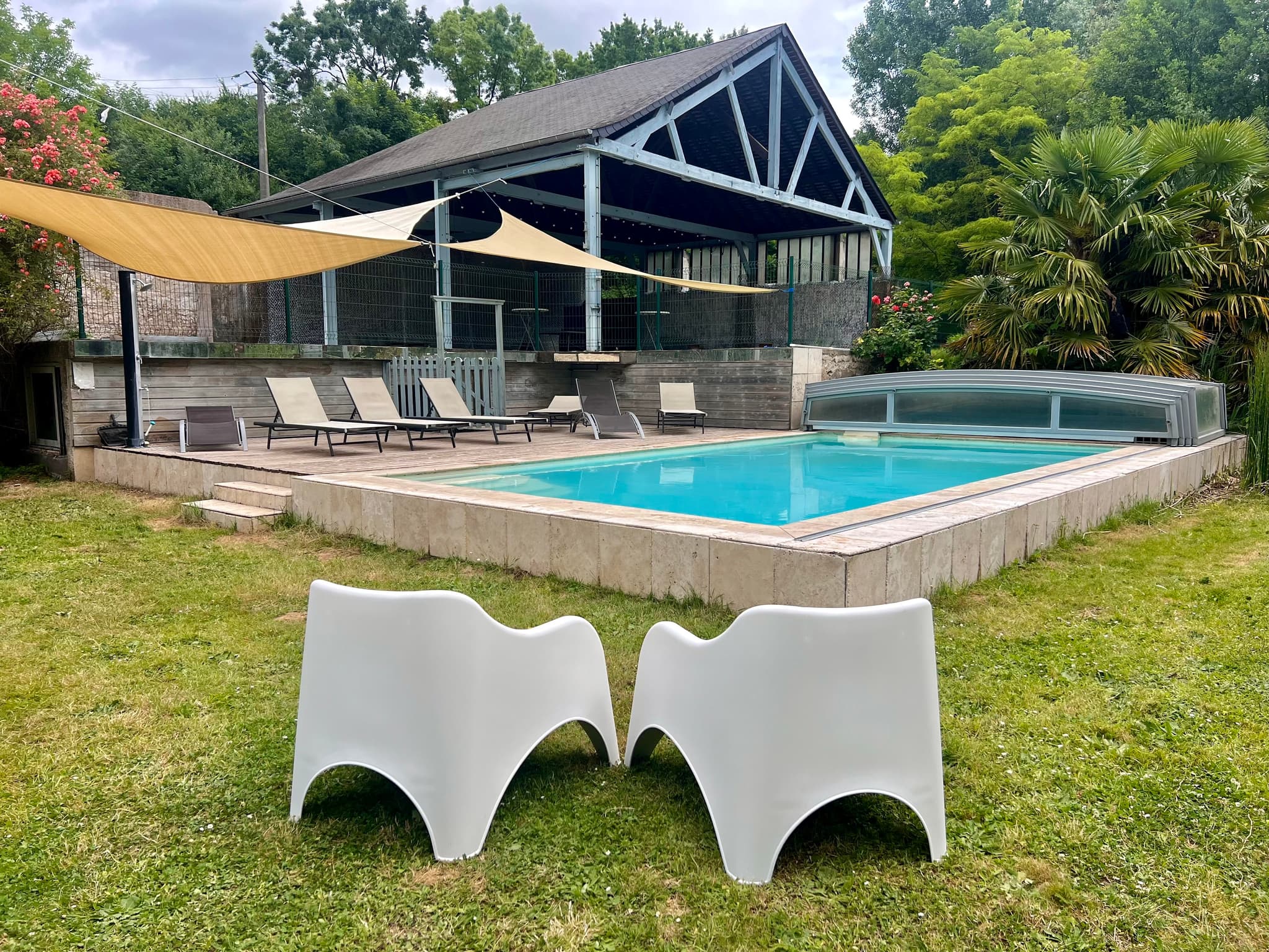 vue piscine