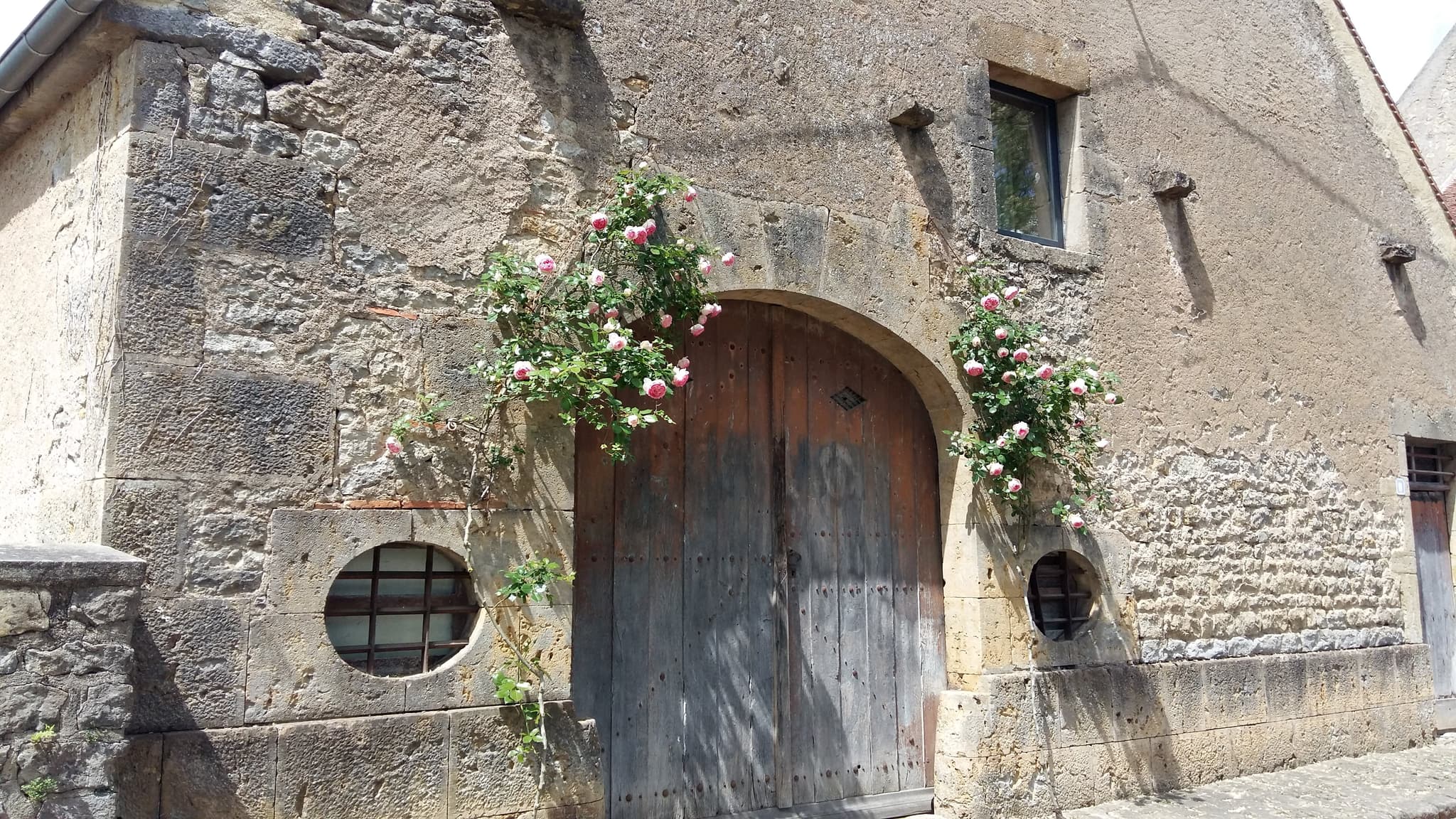 1. Rosiers sur la grange
