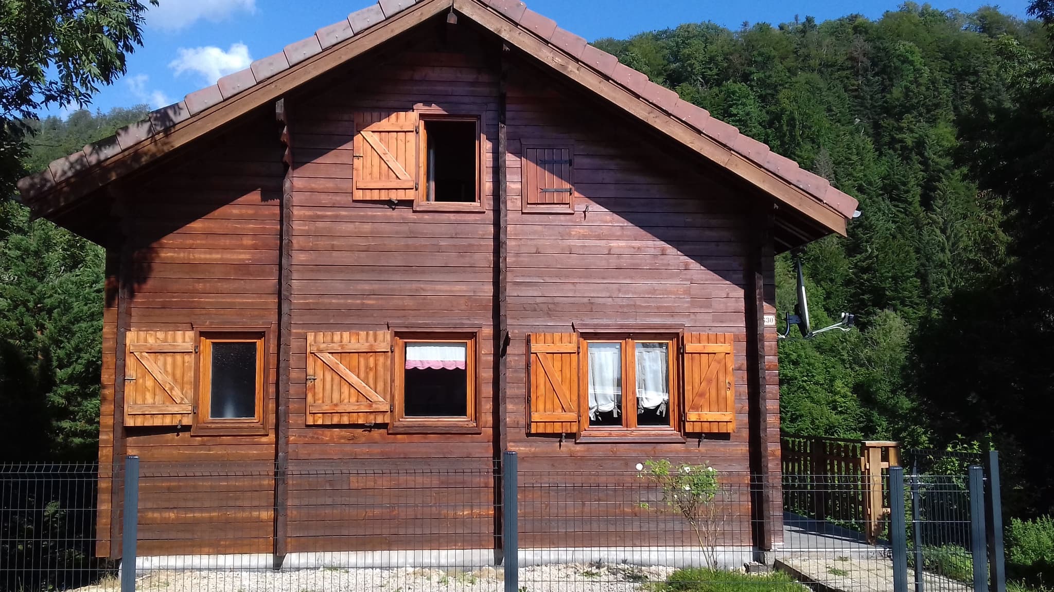 Chalet en été