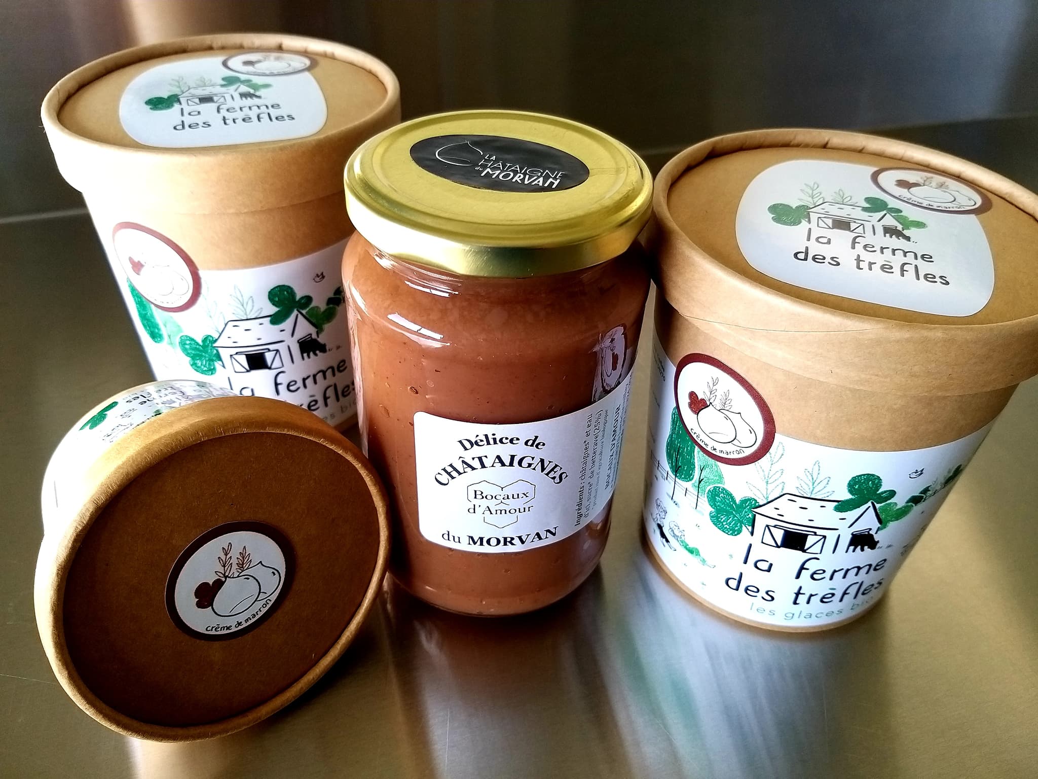 Les grands pots de glace