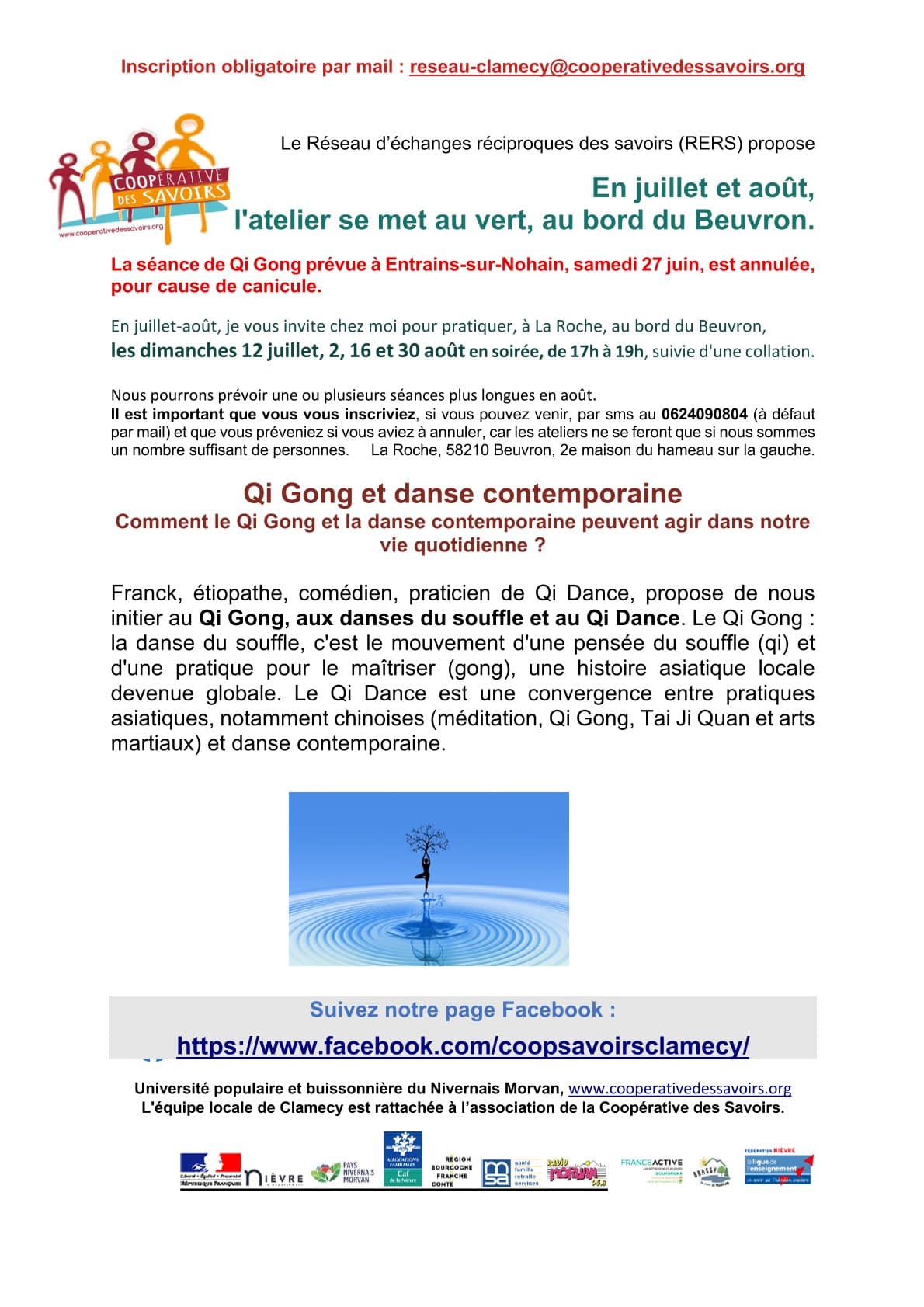 Juillet-août 2026 - Qi Gong - La coop des savoirs - Clamecy