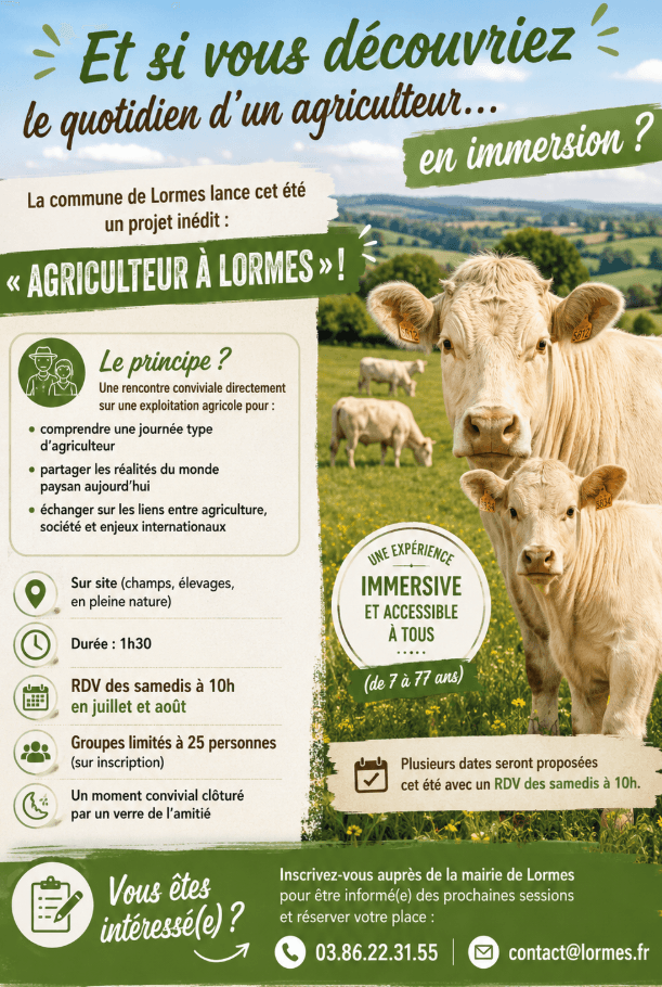 Visite d'exploitation agricole
