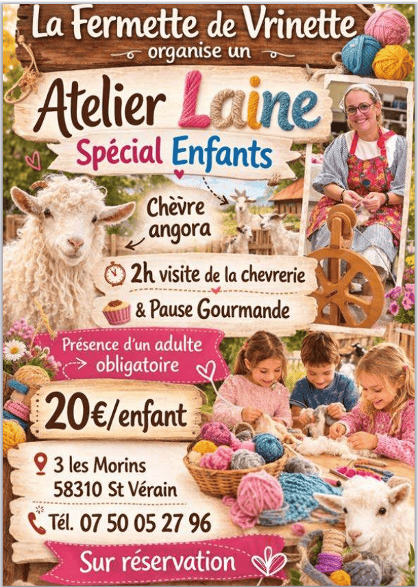 Affiche atelier enfants