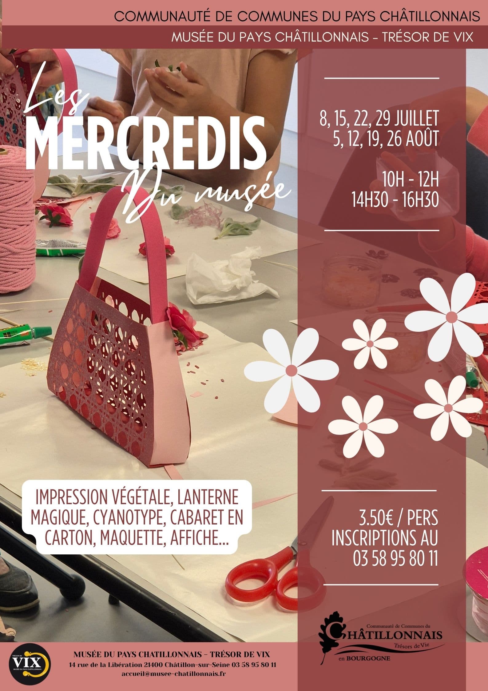 Affiche des mercredis du musée