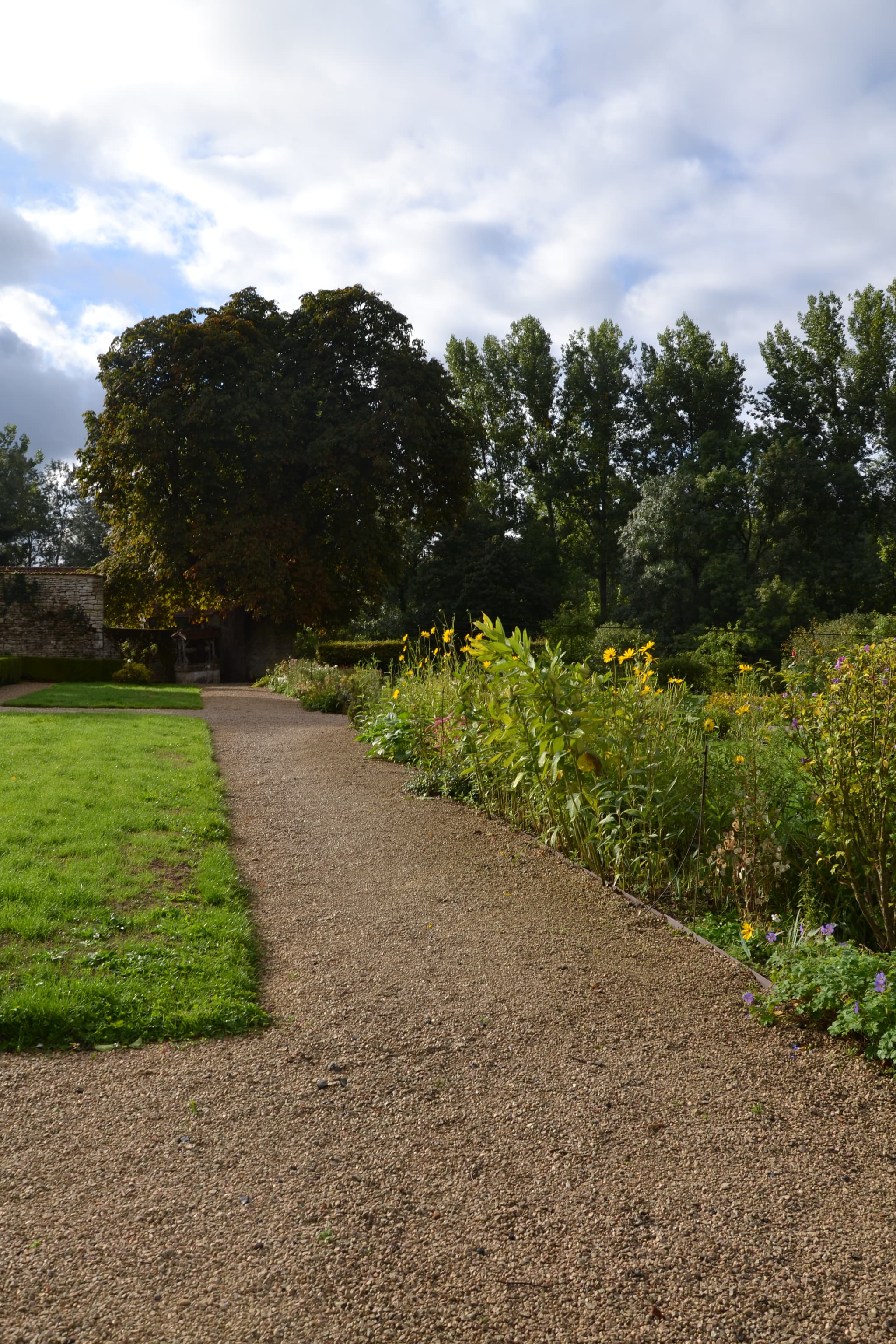 Une allée du jardin
