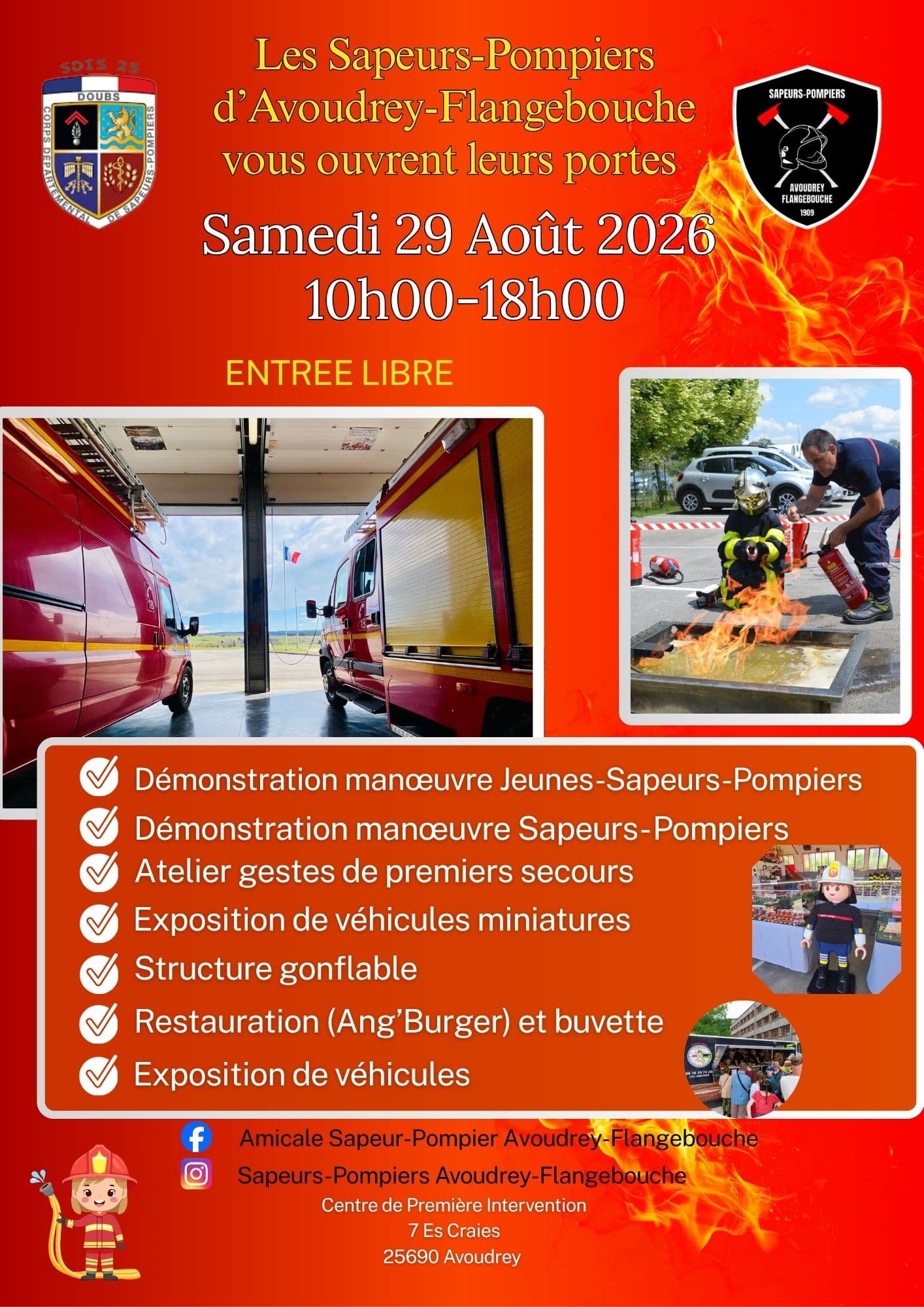 Affiche des portes ouvertes