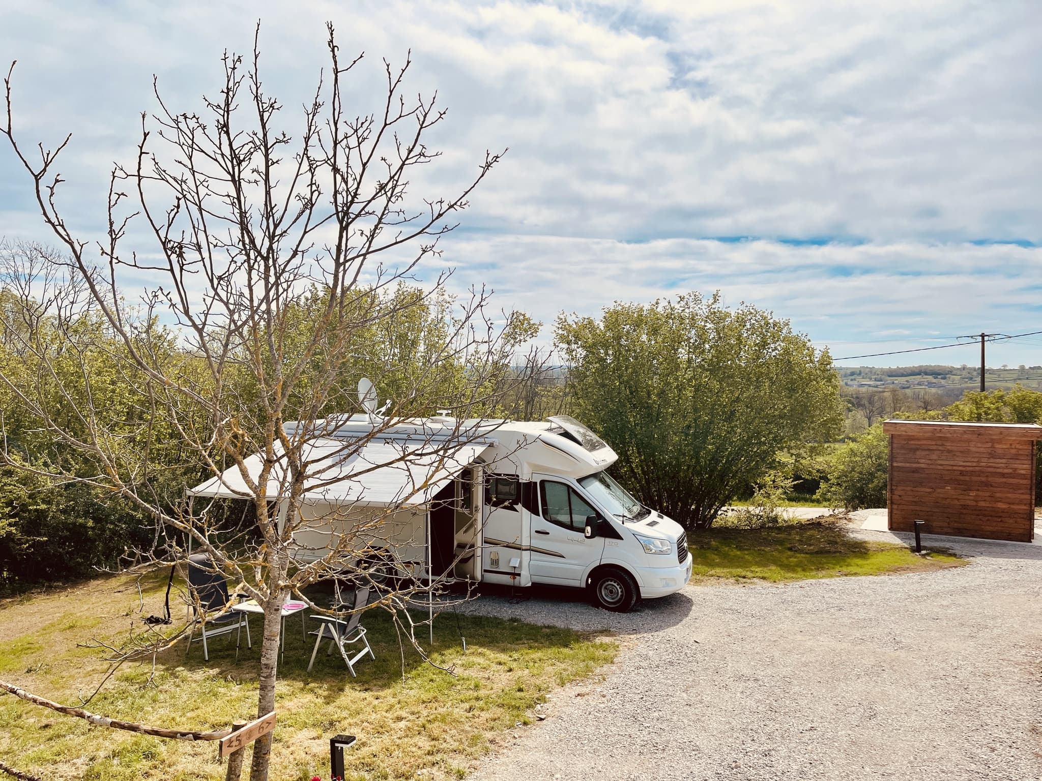 Emplacement stabilisé pour camping car