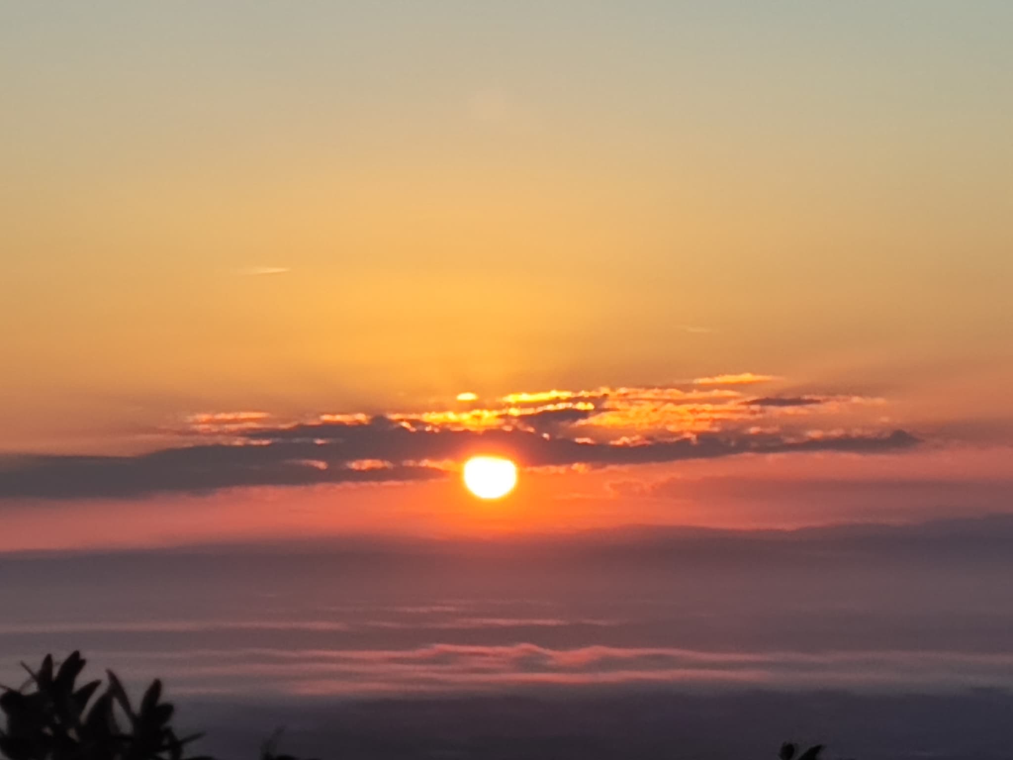 Lever de soleil à Solutré