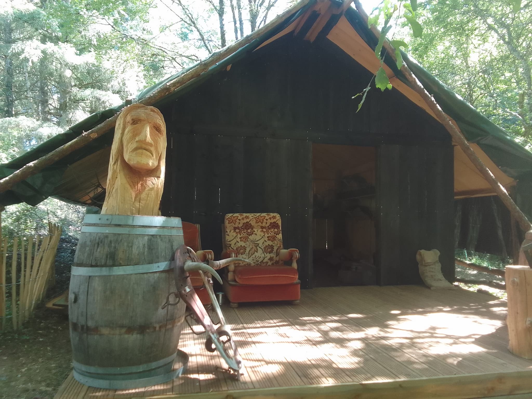 chalet shooting forest