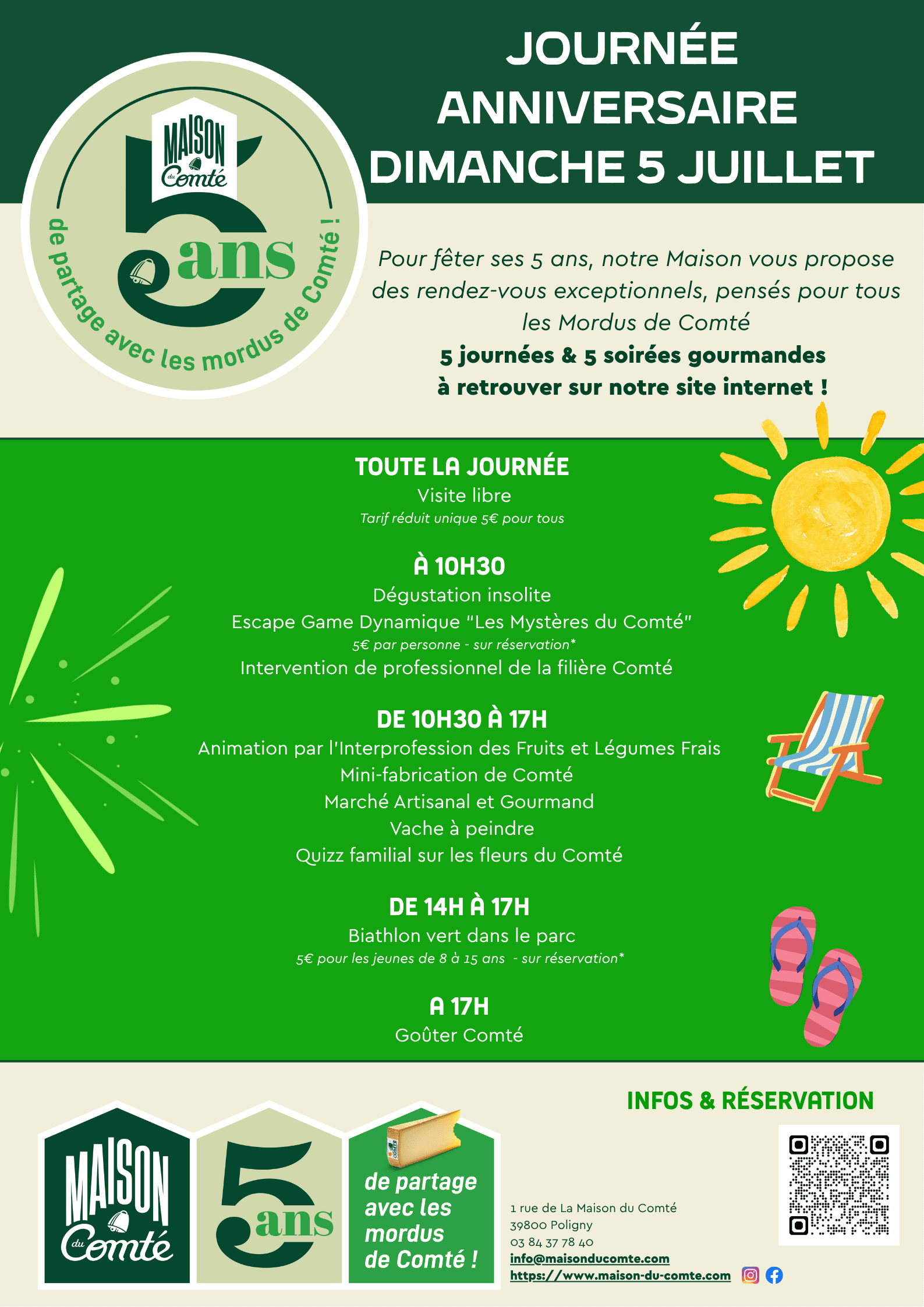 Journée Anniversaire 5 juillet