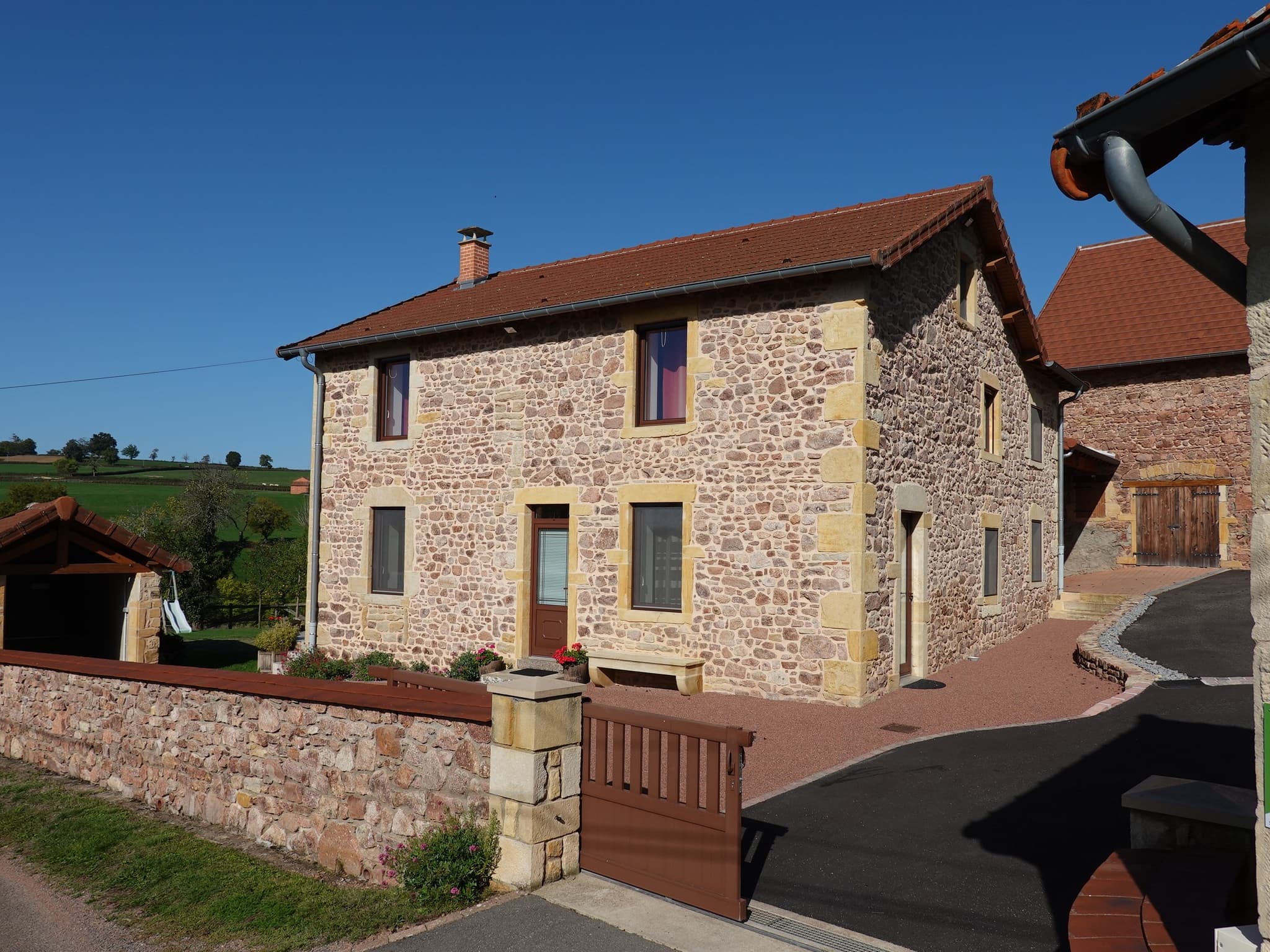 La façade du Gîte