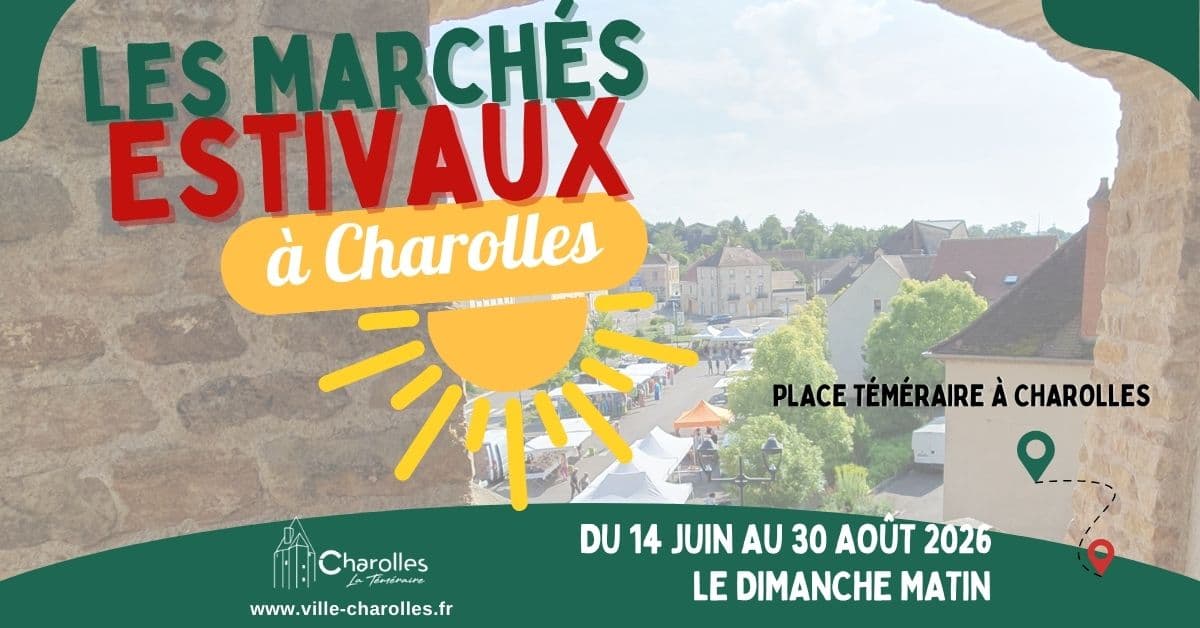 Les marchés estivaux à Charolles
