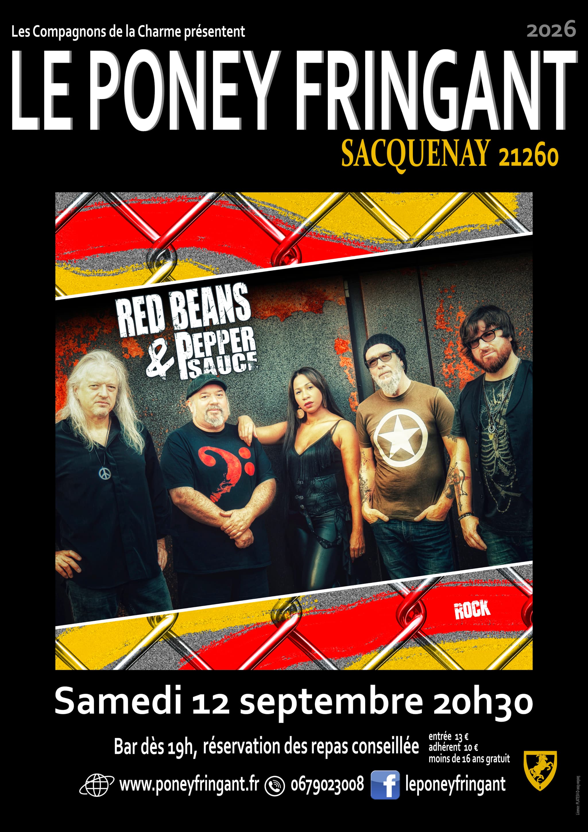 Membres du groupe rock
